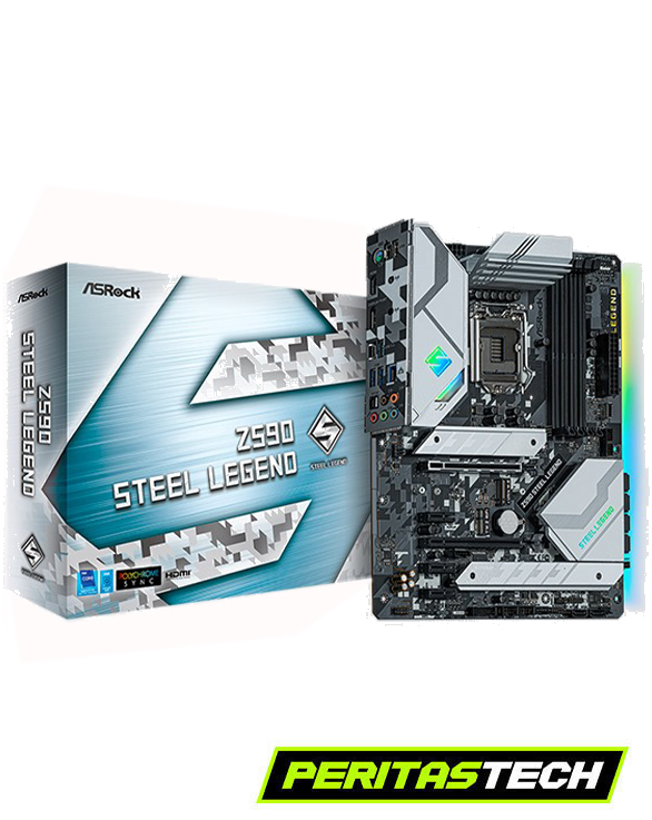 MOTHERBOARD ASROCK Z590 STEEL LEGENDS