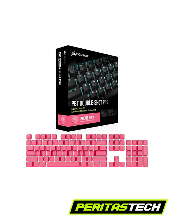 KIT DE TECLAS CORSAIR PBT DOUBLE-SHOT PRO (ROUGE PINK)