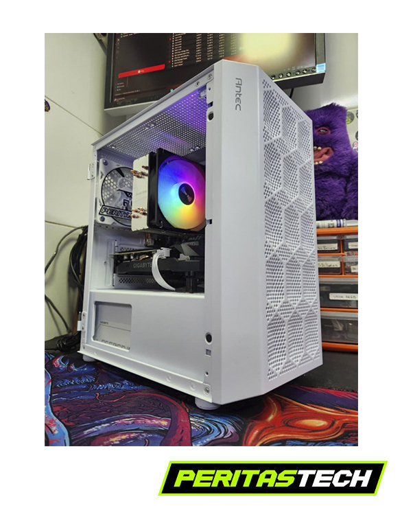 GABINETE ANTEC NX200M M ATX MESH WHITE - Imagen 6