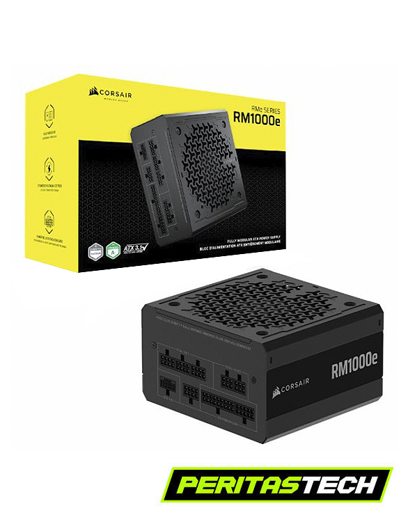 FUENTE 1000W CORSAIR RM1000E 80 PLUS GOLD FULL MODULAR