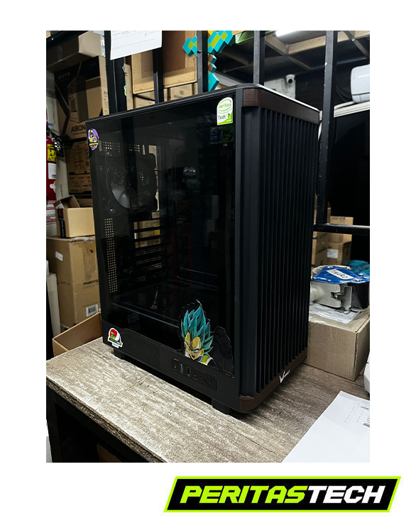 GABINETE GAMER FORMULA V TIMBERLINE T1 BLACK 4 FANES FIXED RGB - Imagen 4