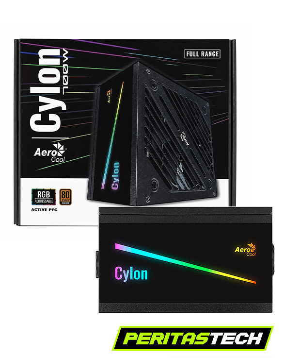 FUENTE AEROCOOL CYLON 700W RGB 80 PLUS BRONZE