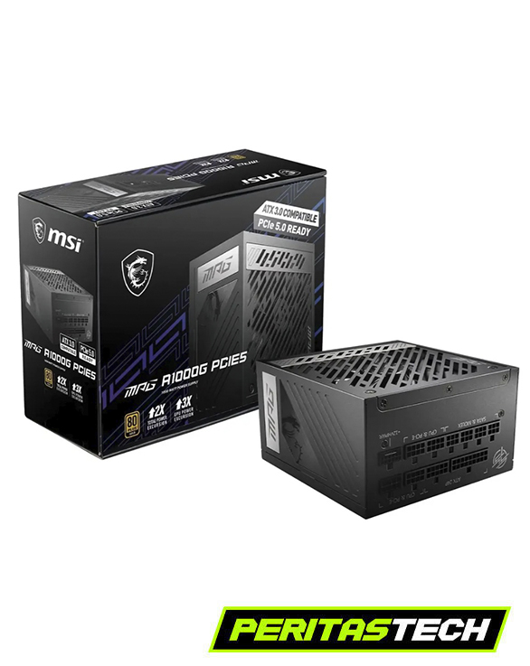 FUENTE MSI MPG A1000G 1000W 80 PLUS GOLD ATX 3.1 PCIE 5.1