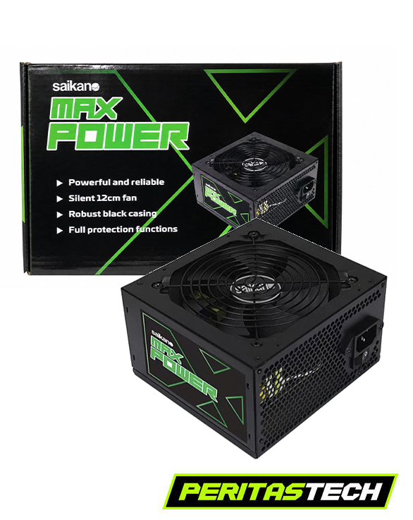 FUENTE SAIKANO GAME POWER 450W PFC ACTIVO PIN 8 GPU 6+2