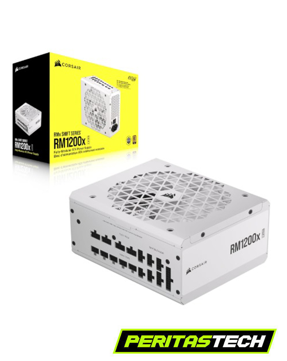 FUENTE CORSAIR RM1200X WHITE SHIFT 1200W 80+ GOLD FULL MOD