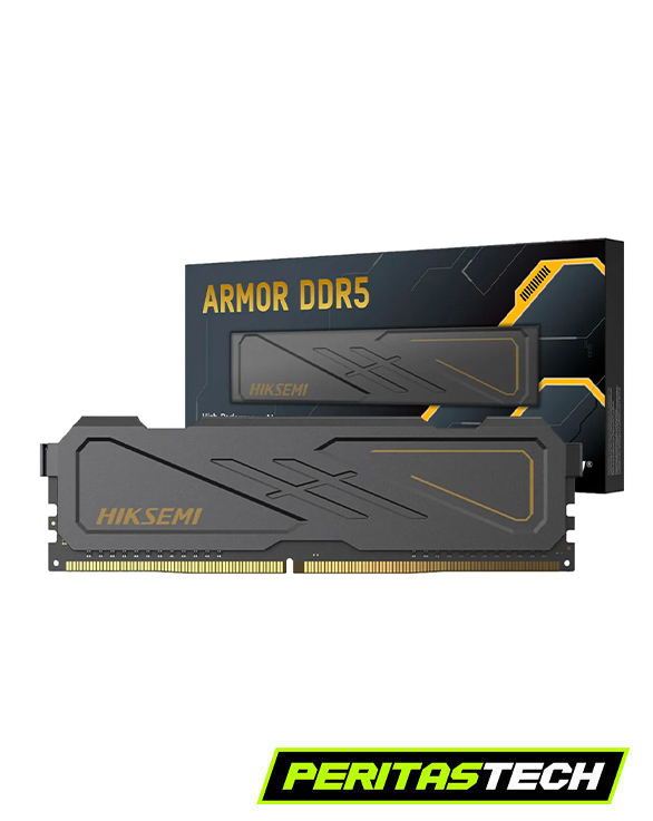 MEMORIA RAM DDR5 32GB 2X16 6400MHZ HIKSEMI ARMOR BLACK