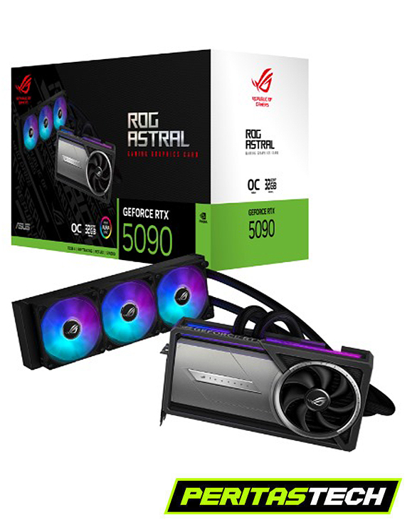PLACA DE VIDEO RTX 5090 32GB GDDR7 ASUS ROG ASTRAL LC 360MM