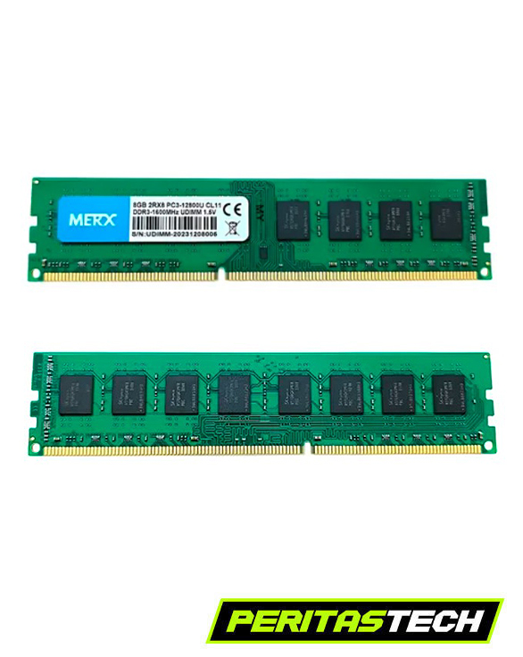 MEMORIA RAM 8GB 1600 MHZ 1.5V MERX SEC