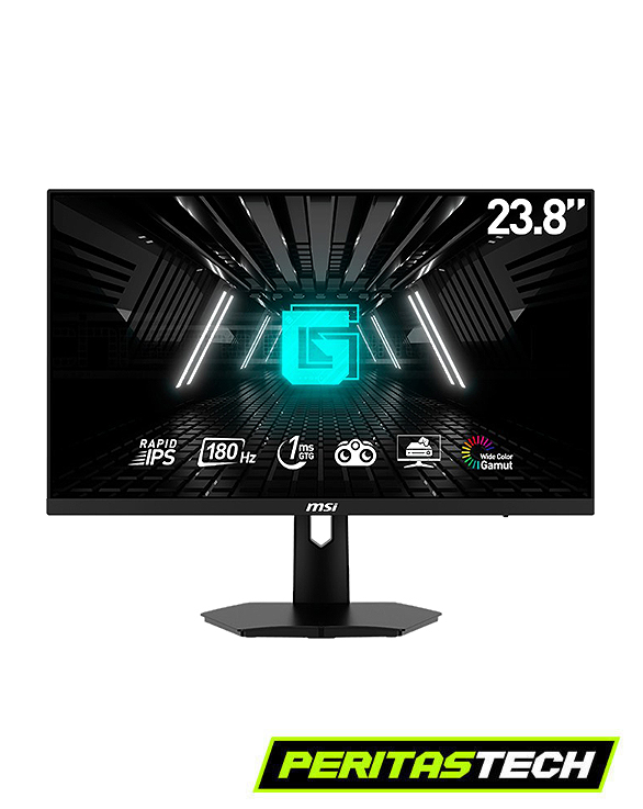 MONITOR GAMER MSI G244F E2 23.8" IPS FHD 180HZ 1MS