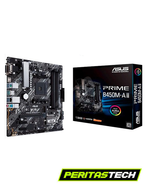 MOTHERBOARD ASUS PRIME B450M-A II (AM4)