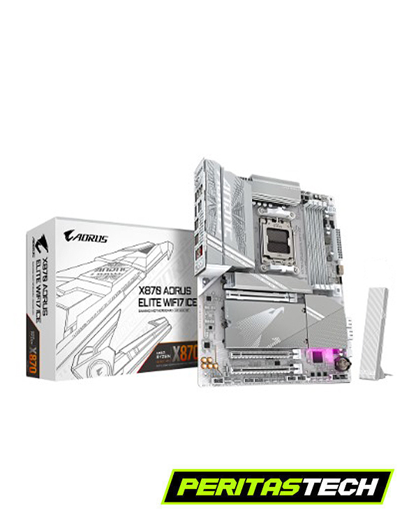MOTHERBOARD GIGABYTE AORUS X870 ELITE WF7 ICE WHITE