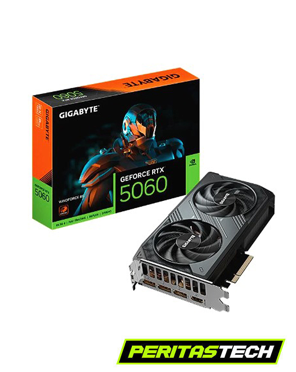 PLACA DE VIDEO RTX 5060 8GB GDDR7 GIGABYTE WINDFORCE 2