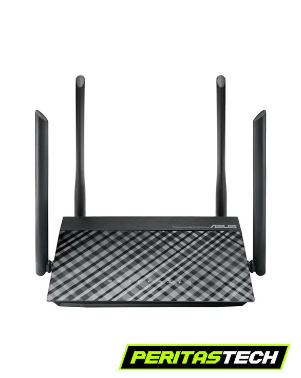 ROUTER ASUS DUAL BAND RT-AC1200 NEGRO 4 ANTENAS
