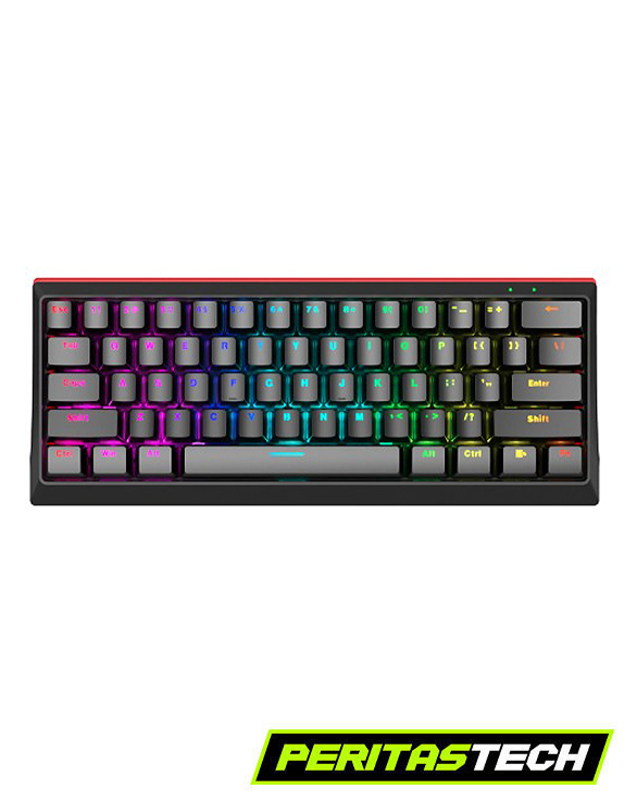 TECLADO MECÁNICO MARVO KG 962 BLACK RGB 60%