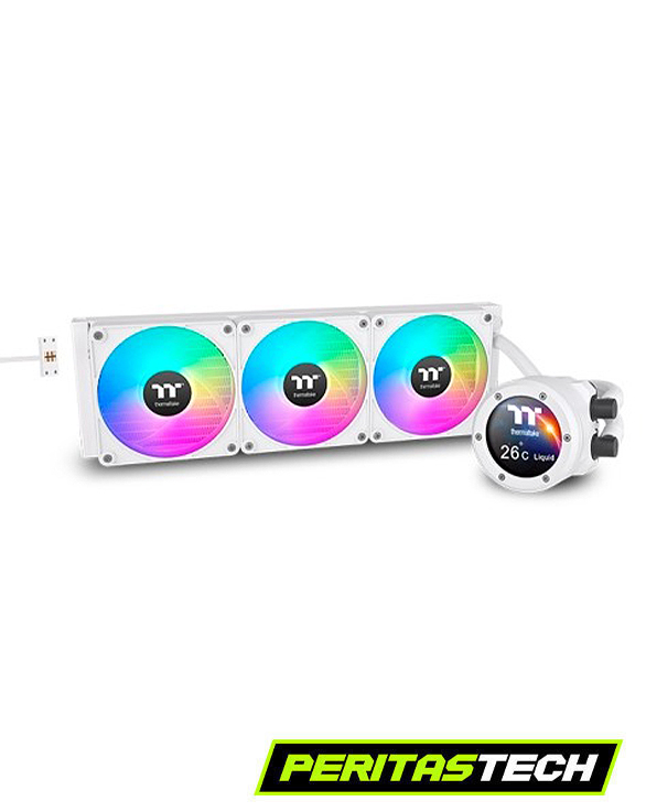 WATERCOOLING THERMALTAKE TH360 V2 ULTRA EX WHITE CON PANTALLA
