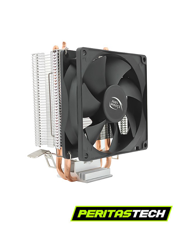 CPU COOLER TORRE KLX 2 HEAT PIPES COBRE 95W TDP AMD/INTEL
