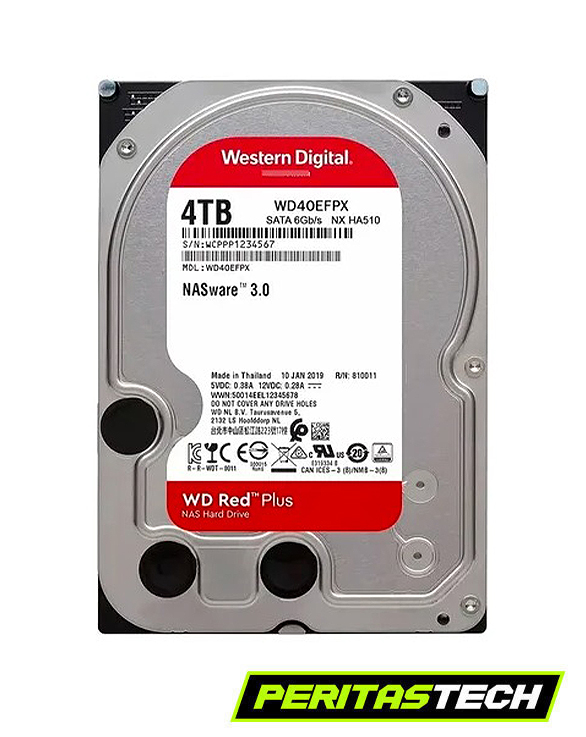 DISCO HDD INTERNO WESTERN DIGITAL 4TB 3.5" RED SATA NAS