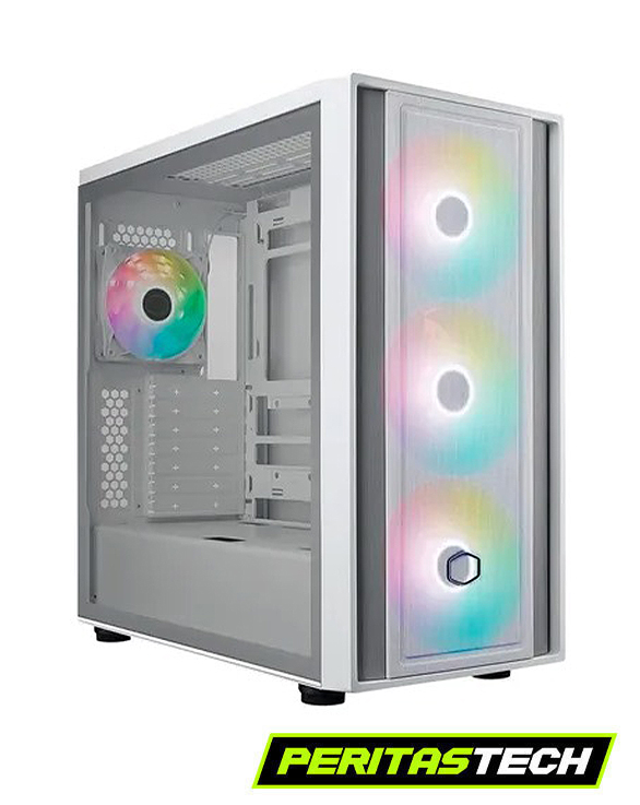GABINETE COOLER MASTER MASTERBOX 600 MID-TOWER WHITE