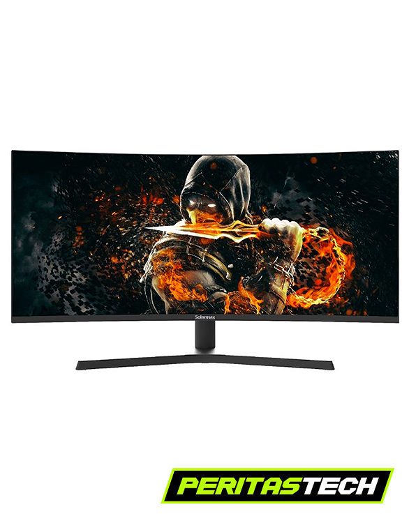 MONITOR GAMER SLX 34" SX34CW3 ULTRAWIDE 3440x1440 165HZ 1MS CURVO PANEL VA HDR ARGB HDR
