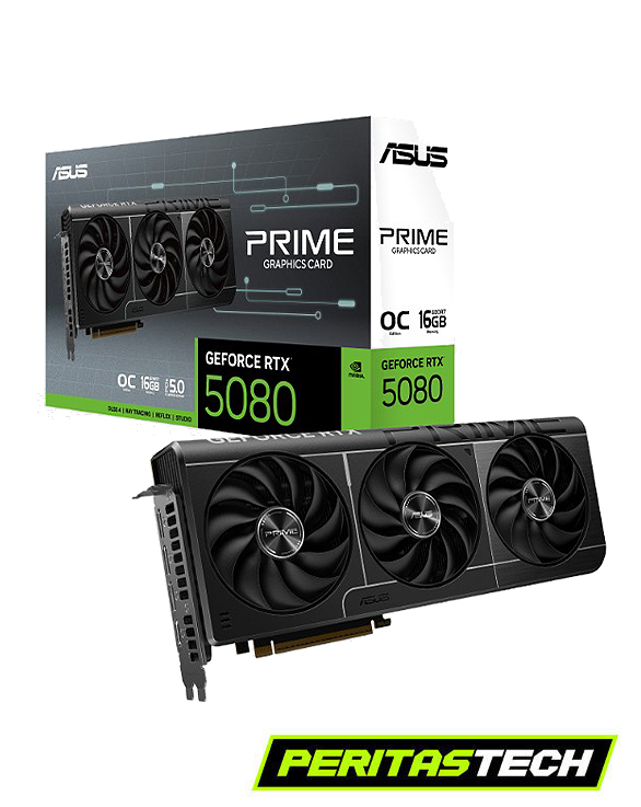 PLACA DE VIDEO RTX 5080 16GB GDDR7 ASUS PRIME OC