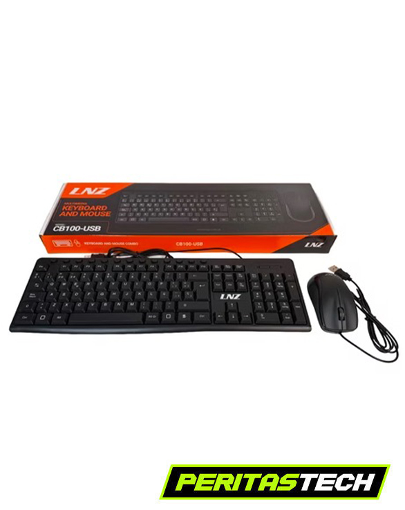 COMBO TECLADO Y MOUSE LNZ CB100-USB