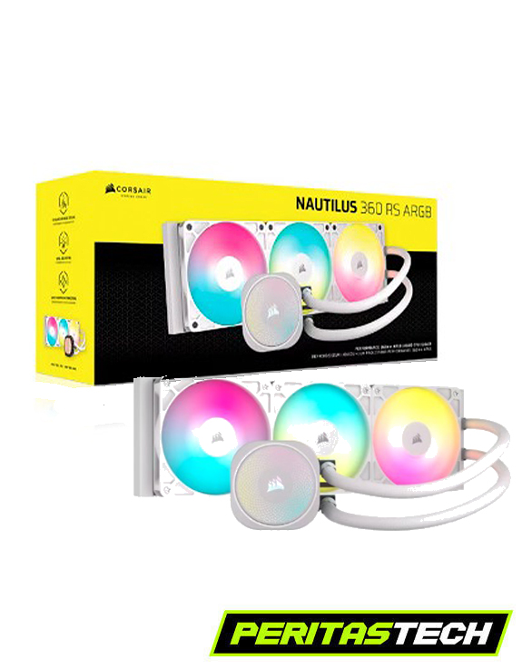WATERCOOLING CORSAIR NAUTILUS 360MM ARGB WHITE