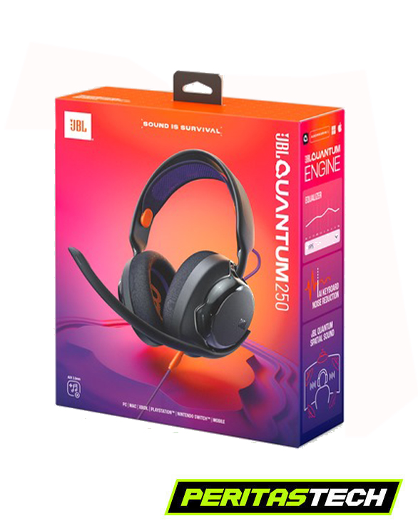 AURICULAR GAMER JBL QUANTUM 250 C/MIC ED 2025 ALAMBRICO MULTIPLATAFORMA - Imagen 7