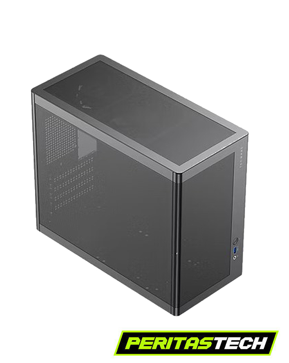 GABINETE TECWARE FUSION AIR M2 BLACK FULL MESH 2 FANES 120MM