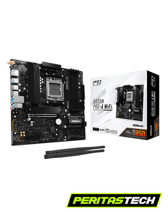MOTHERBOARD B850M PRO-A ASROCK WIFI 6E + BLUETOOTH