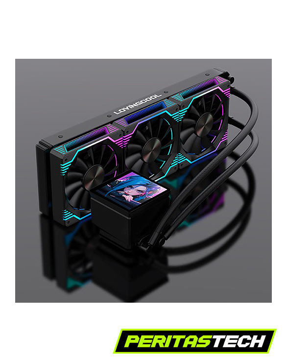 WATERCOOLING LOVINCOOL DP-360-01 CON PANTALLA LCD BLACK