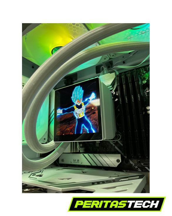 WATERCOOLING LOVINCOOL DP-360-01 CON PANTALLA LCD WHITE - Imagen 5