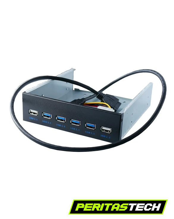 ADAPTADOR PARA BAHIA 5.25 USB 3.0 X4 & 2.0 X2