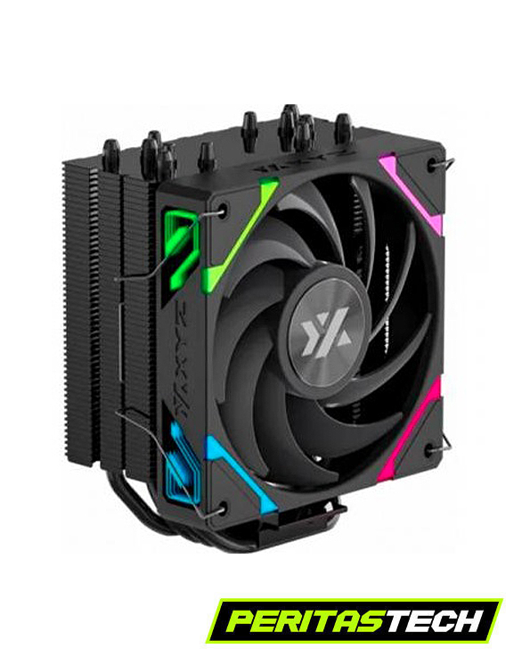 CPU COOLER XYZ THERMAX 6 BLACK ARGB 225W TDP