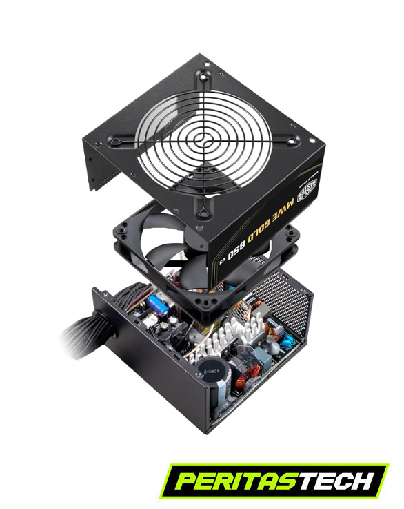 FUENTE COOLER MASTER MWE 850W 80+ GOLD ATX 3.1 PCIE 5.1 - Imagen 7