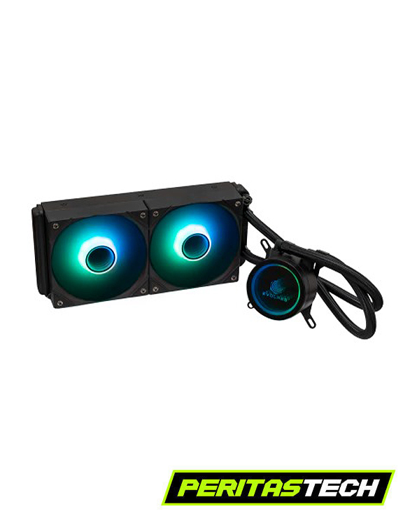 WATERCOOLING EVOLABS CRYOGENE PRO 240MM INFINIT EFECT BLACK ARGB - Imagen 3