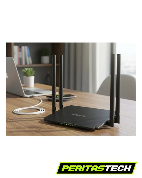 ROUTER WIFI 6 NAXIDO NX-AX1800 GIGABIT 4 ANTENAS 5 GHZ - Imagen 2