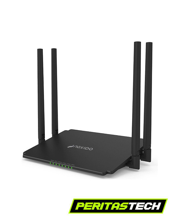 ROUTER WIFI 6 NAXIDO NX-AX1800 GIGABIT 4 ANTENAS 5 GHZ