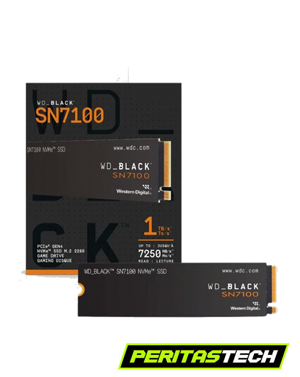 DISCO SSD WD BLACK 1TB SN7100 NVME M.2 7250MB/S