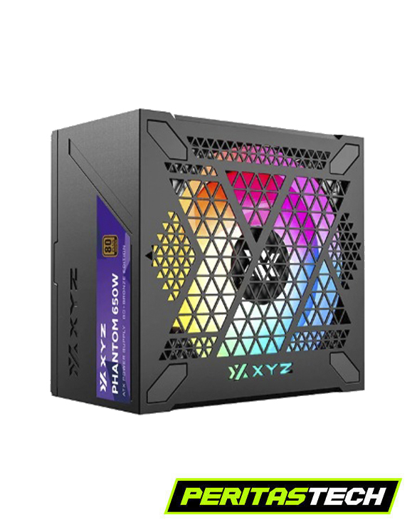 FUENTE XYZ PHANTOM 650W 80 PLUS BRONCE ARGB