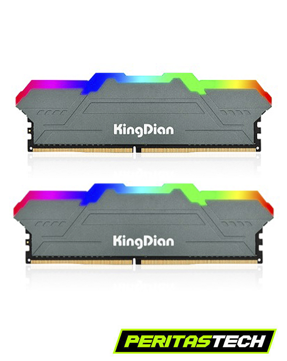 MEMORIA RAM 16GB 2X8 3600 MHZ RGB KINGDIAN