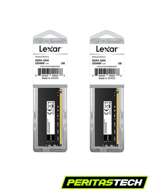 MEMORIA RAM DDR4 LEXAR 16GB (2X8GB) 3200MHZ