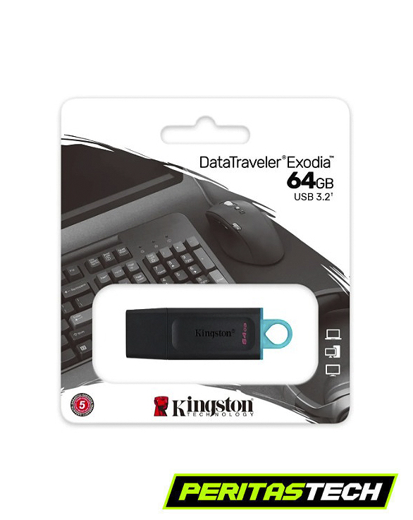 PEN DRIVE KINGSTON DTX 64GB USB 3.2 3.0 2.0
