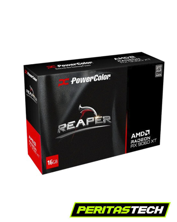 PLACA DE VIDEO RX 9060 XT 16GB GDDR6 POWERCOLOR REAPER