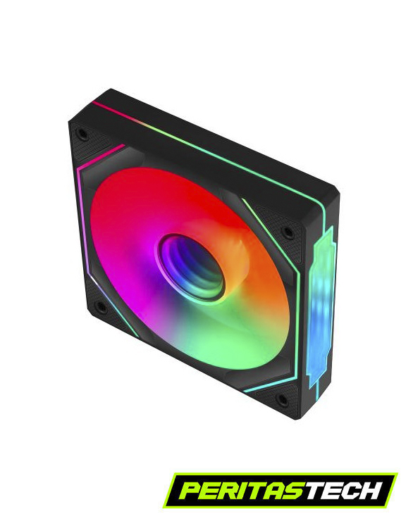 FAN COOLER SENTEY F75 PWM ARGB 1600 RPM INFINITE MIRROR - Imagen 2