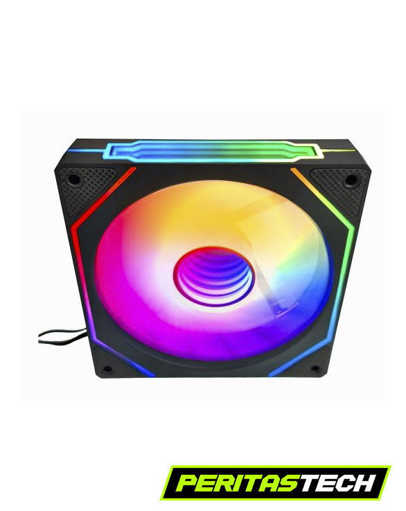 FAN COOLER SENTEY F75 PWM ARGB 1600 RPM INFINITE MIRROR - Imagen 5