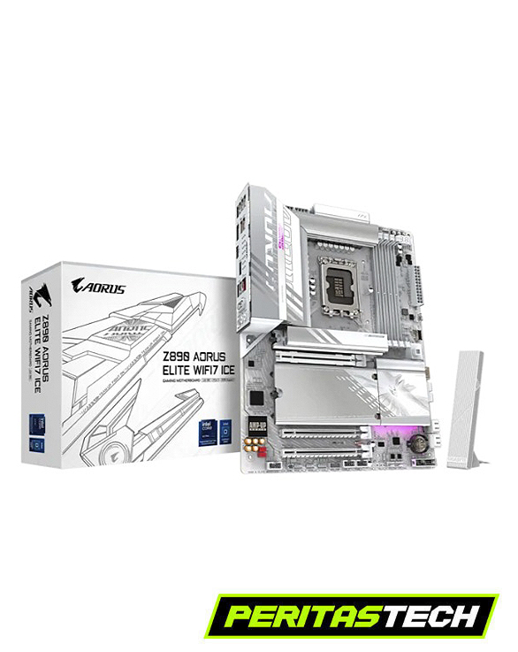 MOTHERBOARD Z890 AORUS ELITE WIFI 7 ICE WHITE EDITION