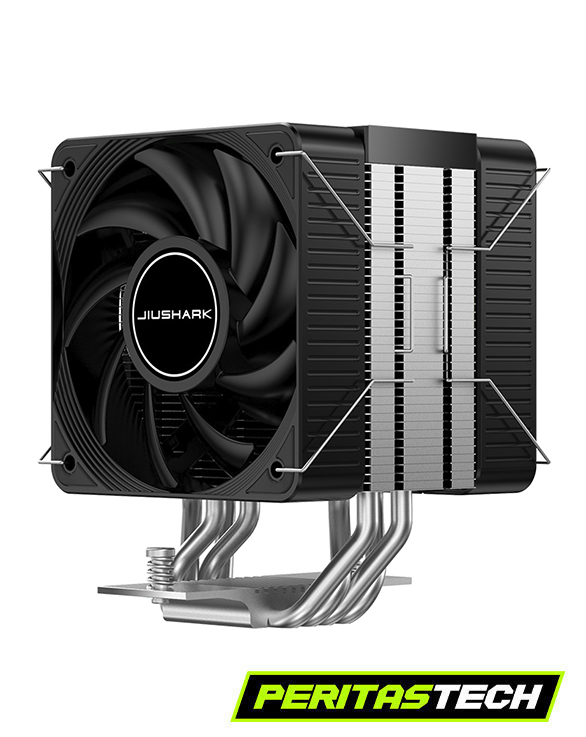 CPU COOLER JIUSHARK JF150RS BLACK NO LED DUAL FAN 235W