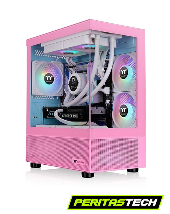 GABINETE THERMALTAKE VIEW 170 TG C/COOLERS X3 ARGB PINK