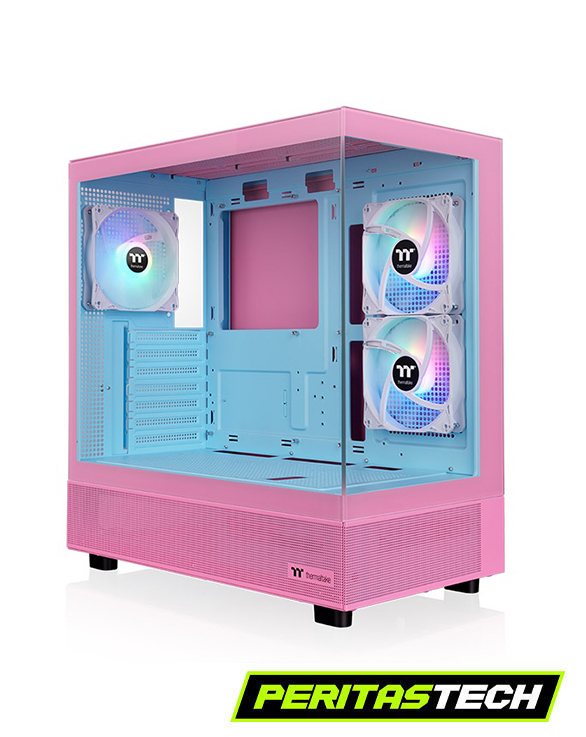 GABINETE THERMALTAKE VIEW 270 PLUS TG ARGB C/COOLERS X3 ARGB BUBBLE PINK