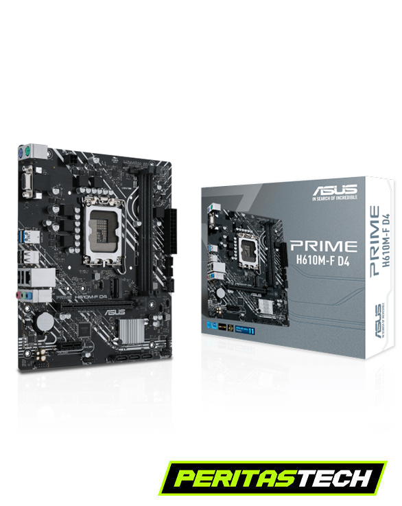 MOTHERBOARD H610M-F D4 R2.0 ASUS PRIME LGA 1700